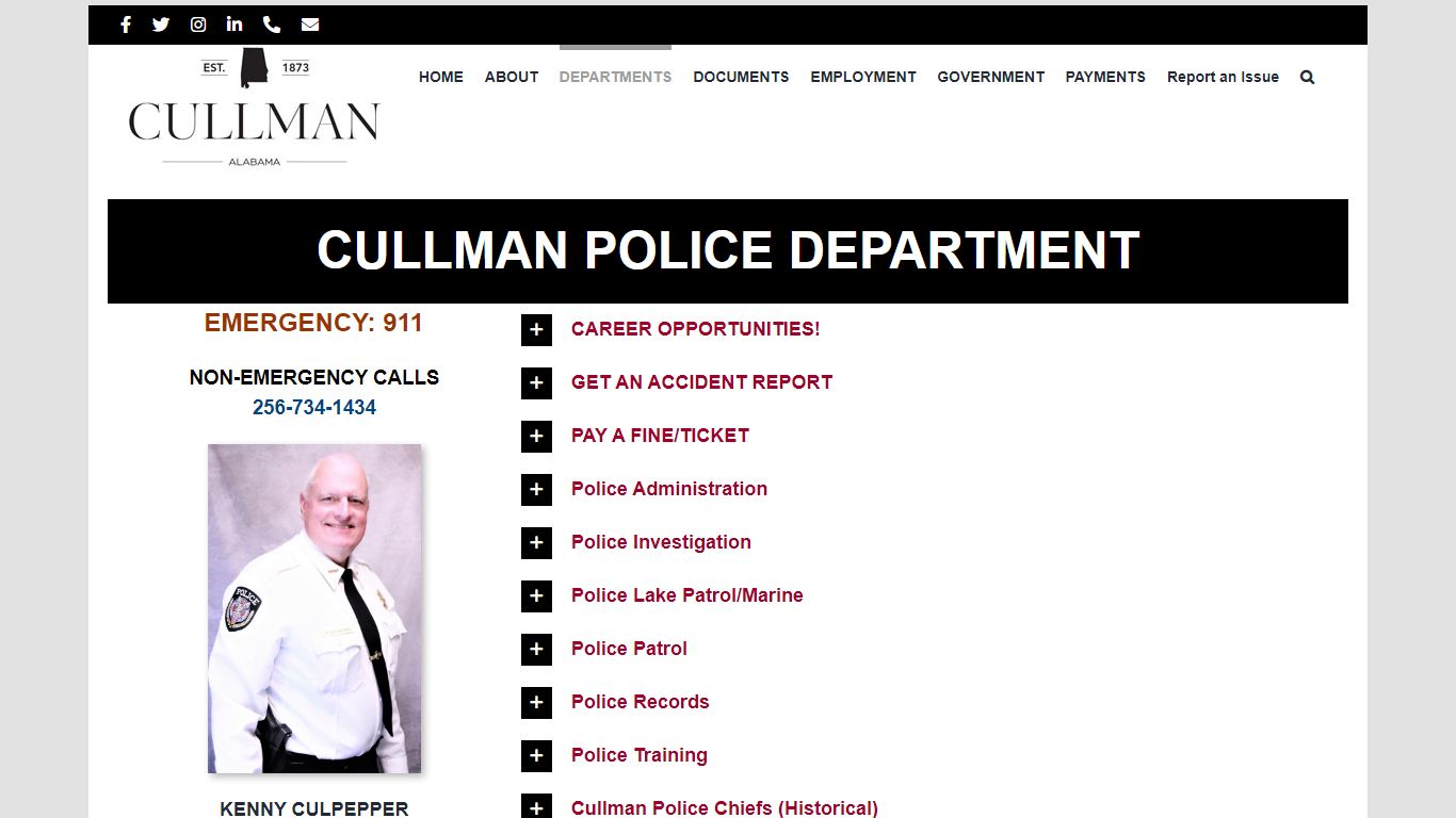 Police | City of Cullman, Alabama