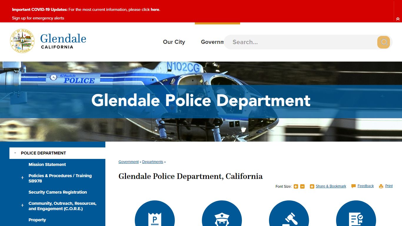 Glendale Police Department, California | City of Glendale, CA